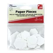 Pre Cut Paper Pieces, Hexagon, 1 inch